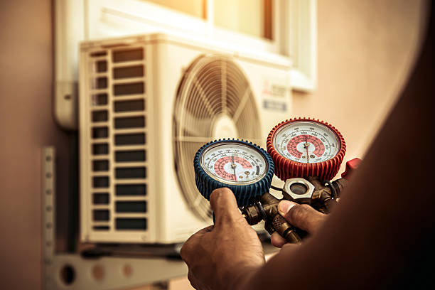 Professional Hvac Repair technician working in South Easton, MA